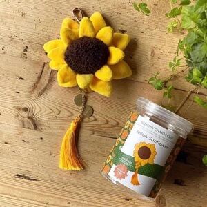 Scentsy Yellow Sunflower Charm Clip